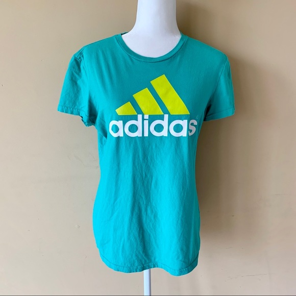 adidas Tops - Adidas Large The Go-To Tee Green Shirt Top
